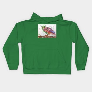 Colorful Owl Kids Hoodie